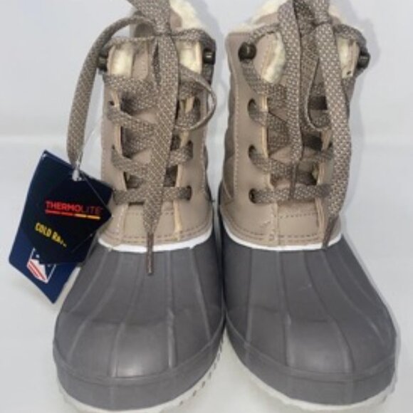 Khombu Zany/82120929 Women's Gray Winter Waterproof Thermolite Snowboots Size 6M - Picture 7 of 10